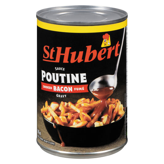 ST-HUBERT SMOKED BACON POUTINE SAUCE, 24 X 398 ML