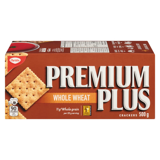 CHRISTIE PREMIUM PLUS WHOLE WHEAT, 12 X 500 G