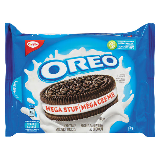 CHRISTIE OREO MEGA STUFF COOKIES, 12 X 374 G