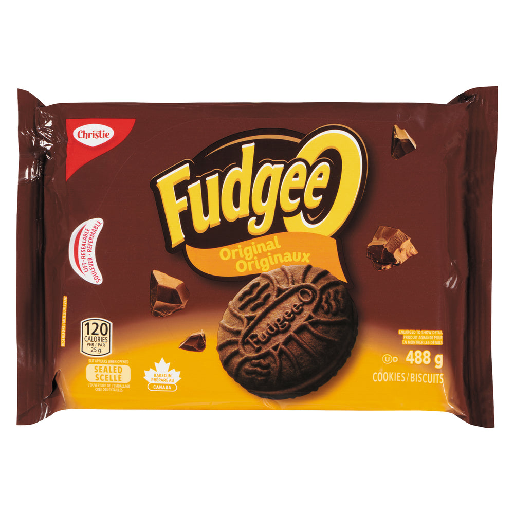 CHRISTIE FUDGEE ORIGINAL BISCUITS, 12 X 488 G