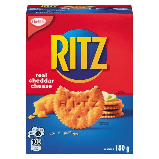 RITZ CRACKLIN' CHEESE FLAVOR, 6 X 180 G