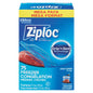 ZIPLOC FREEZER BAGS MEDIUM MEGA SIZE, 9 X 75 UN