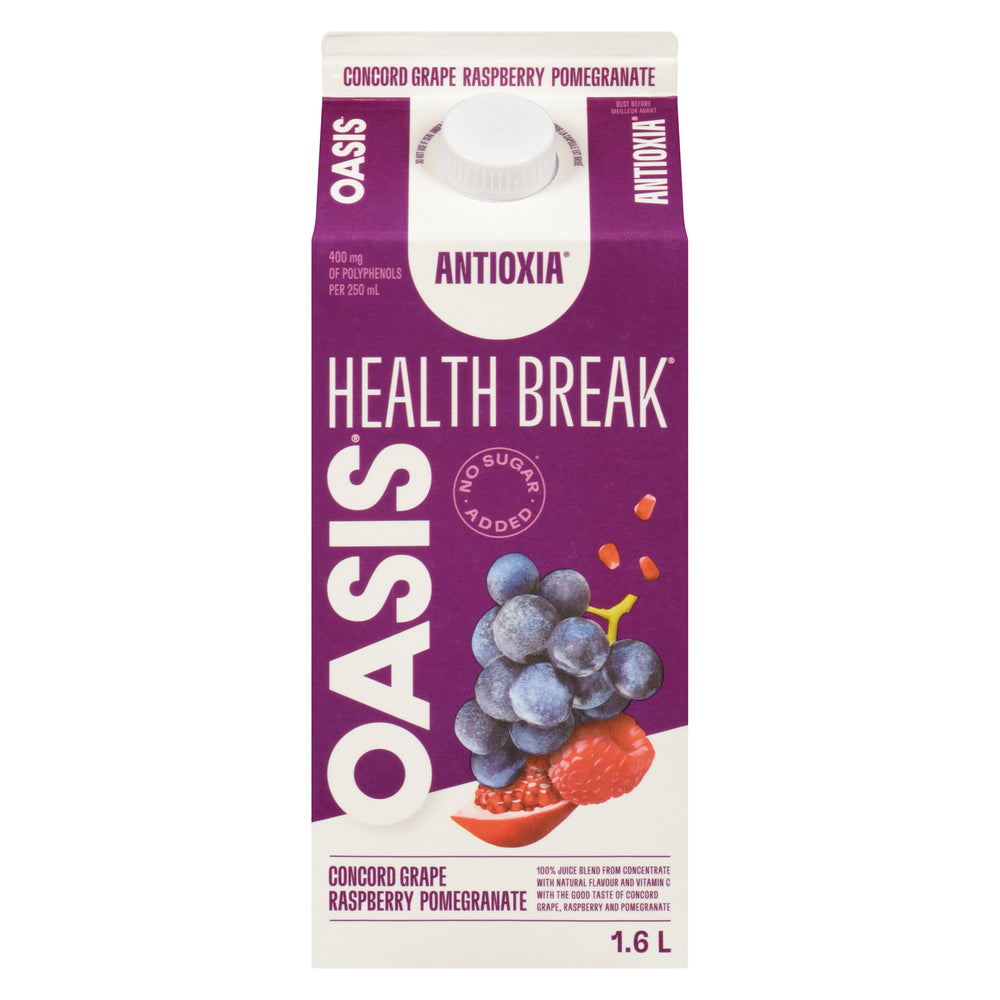 OASIS HBR ANTIOXIA CONCORD GRAPE JUICE, 8 X 1.6 L