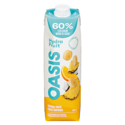 OASIS HYDRAFRUIT TROPICAL FRUIT JUICE, 12 X 960 ML