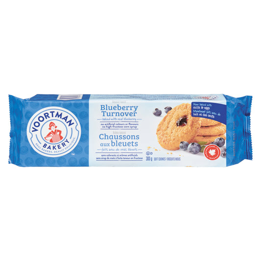 VOORTMAN BLUEBERRY CHAUSS BISCUITS, 12 X 300 G