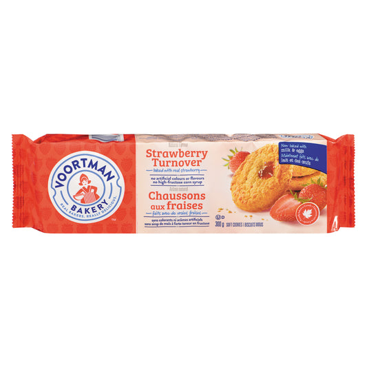 VOORTMAN STRAWBERRY CHAUSS BISCUITS, 12 X 300 G