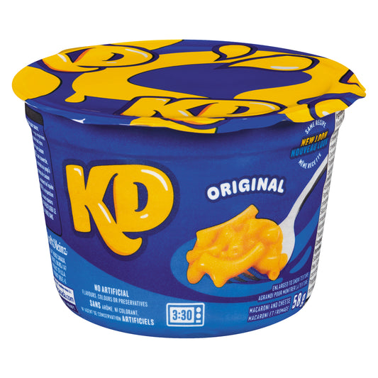 KRAFT DINNER ON-THE-GO ORIGINAL, 10 X 58 G