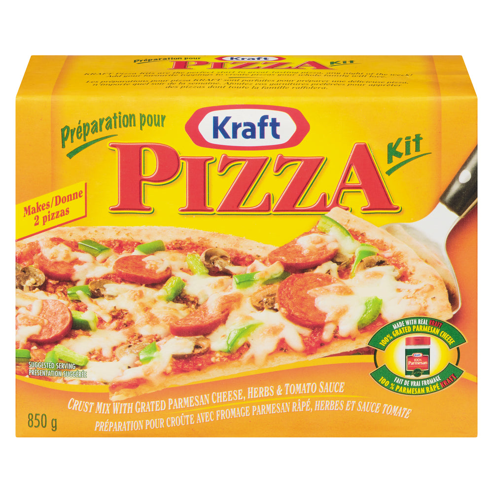 KRAFT CHEESE PIZZA KIT, 12 X 850 G