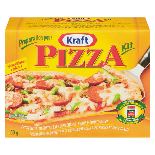 KRAFT CHEESE PIZZA KIT, 12 X 850 G