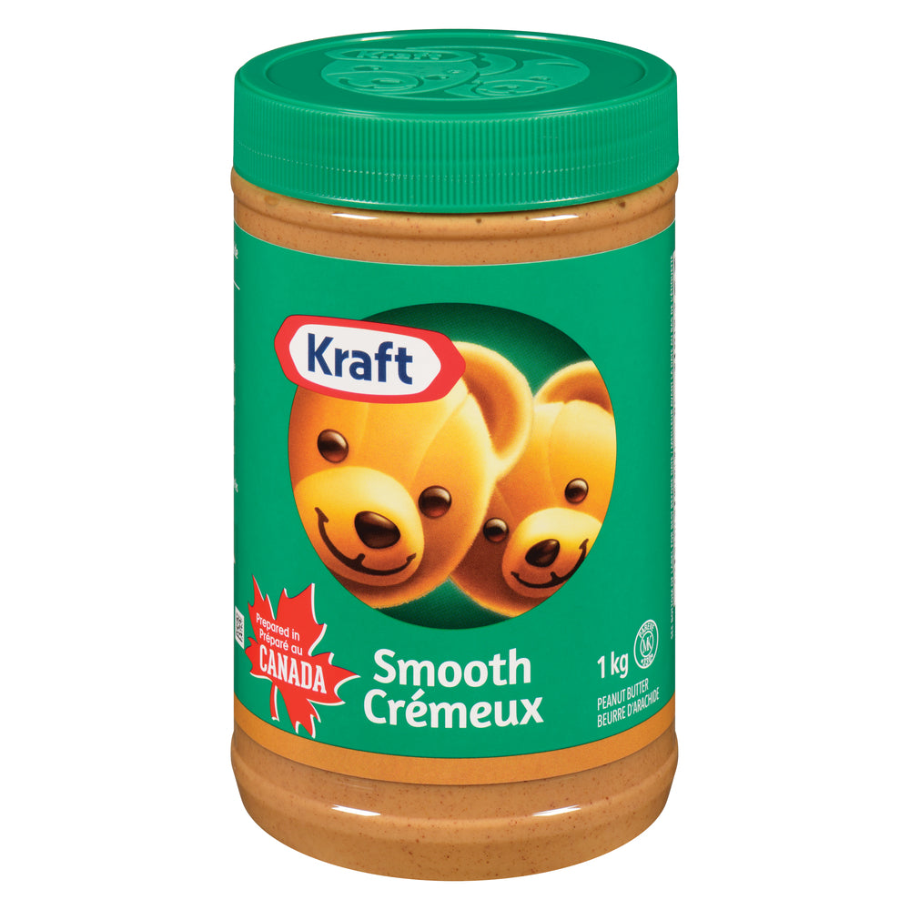 KRAFT SMOOTH PEANUT BUTTER, 12 X 1 KG