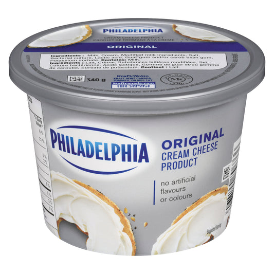 PHILADELPHIA ORIGINAL CREAM CHEESE, 6 X 340 G