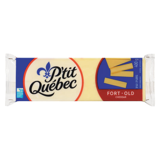 PTITQC OLD WHITE CHEDDAR CHEESE, 16 X 400 G