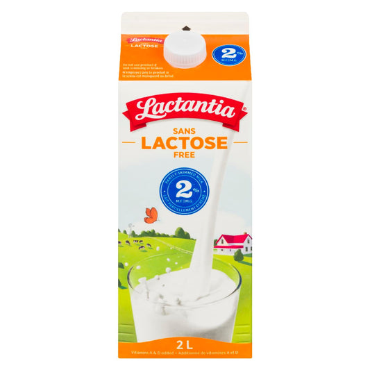 LACTANTIA, LACTAID MILK LACTOSE FREE 2%, 9 X 2 L