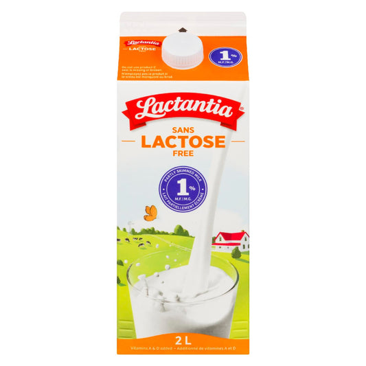 LACTANTIA LACTAID MILK LACTOSE FREE 1%, 9 X 2 L