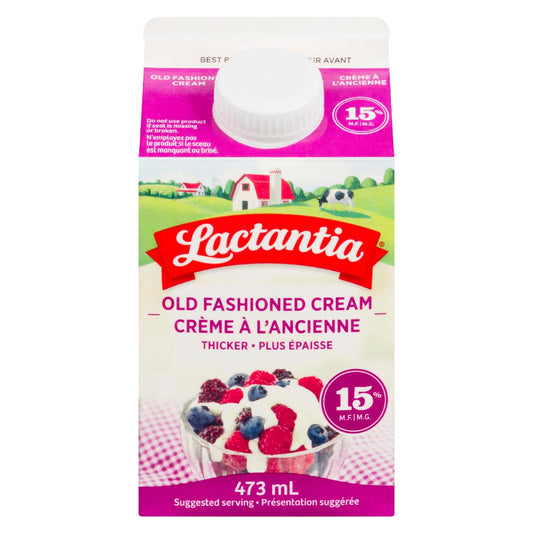 LACTANTIA CREAM OLD FASHIONED 15%, 28 X 473 ML