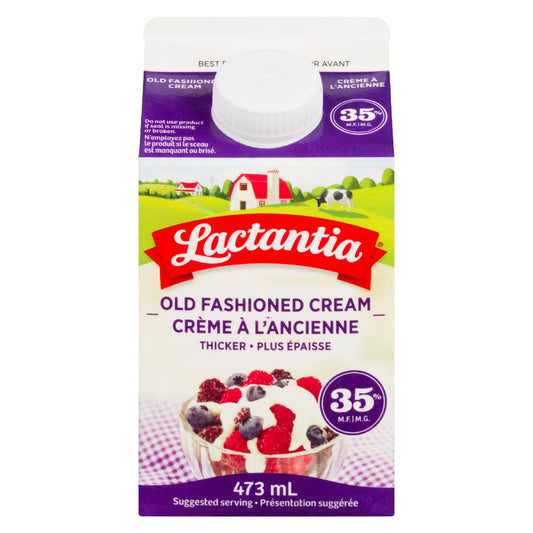 LACTANTIA CREAM OLD FASHIONED 35%, 28 X 473 ML