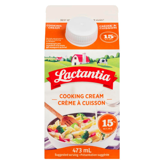 LACTANTIA CREAM COOKING 15%, 28 X 473 ML