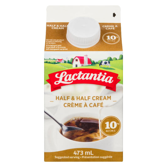 LACTANTIA CREAM HALF 10%, 28 X 473 ML