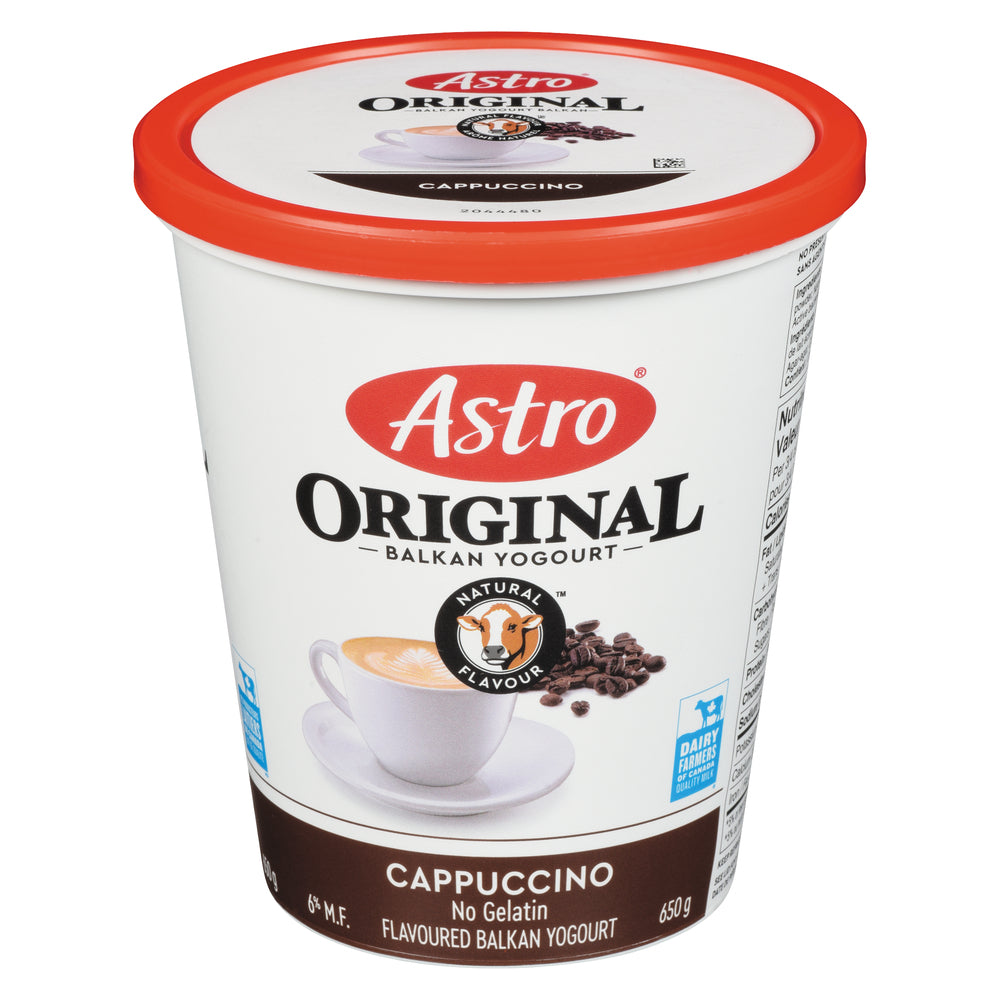 ASTRO YOGURT ORIGINAL CAPPUCCINO 6%, 6 X 650 G