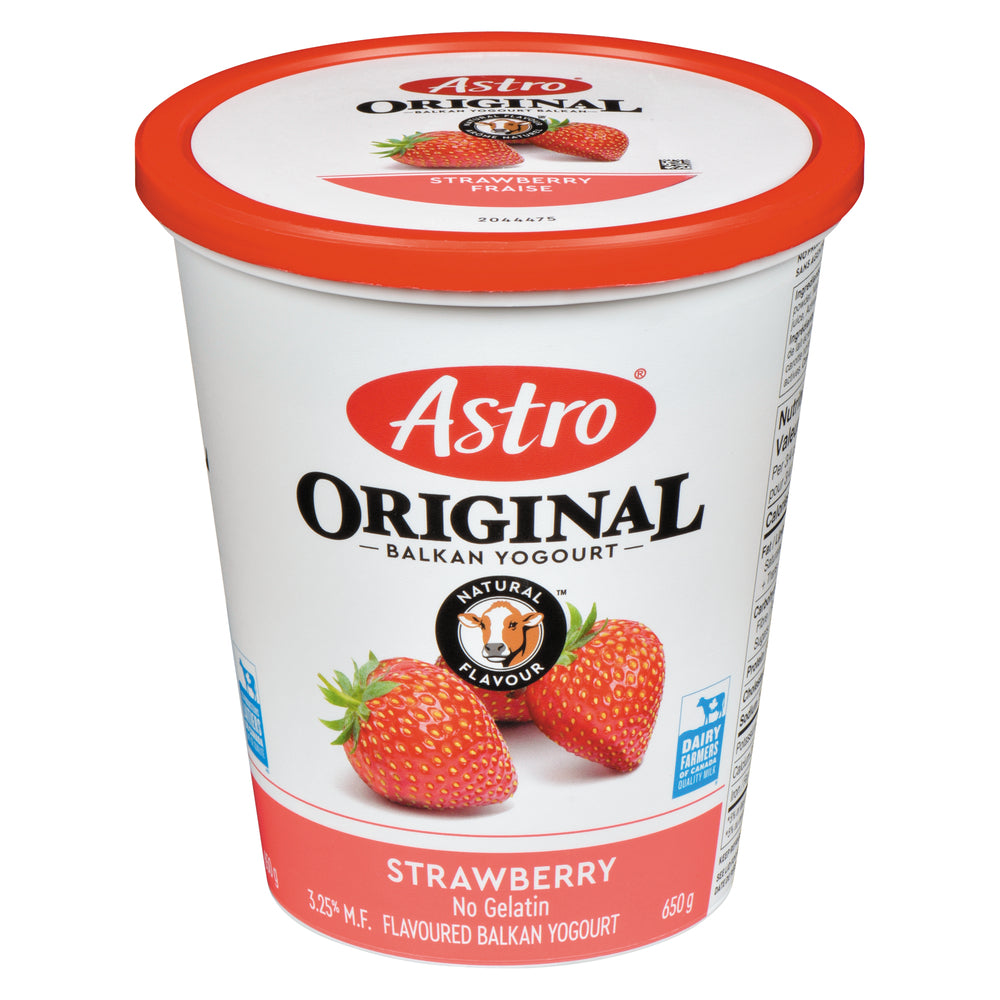 ASTRO YOGURT ORIGINAL STRAWBERRY 6%, 6 X 650 G
