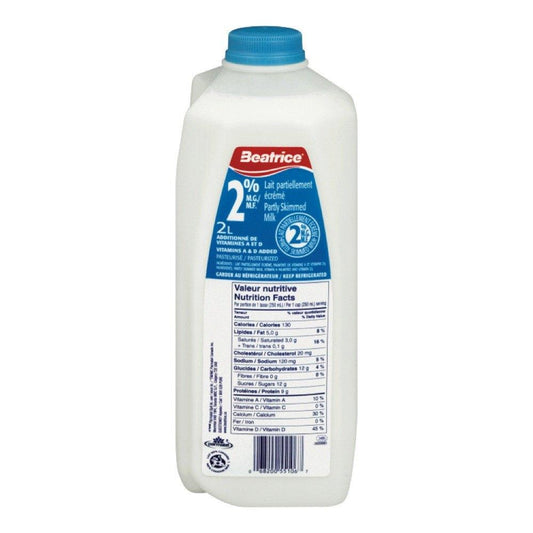 BEATRICE LAIT 2% PICHET 2 L