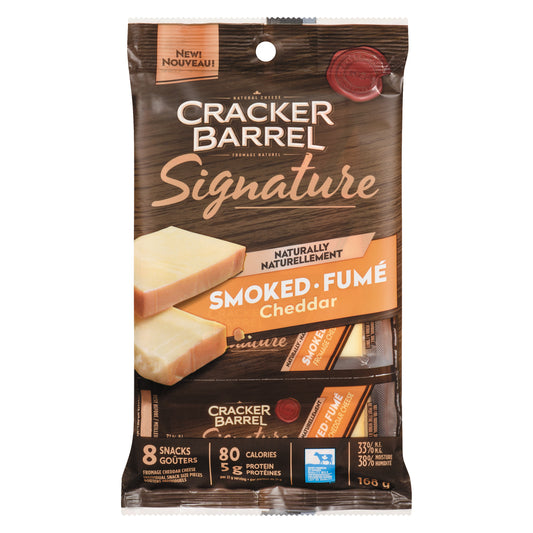 CRACKBAR SMOKED CHEDDAR 8 SNACKS, 12 X 8 X 21 G