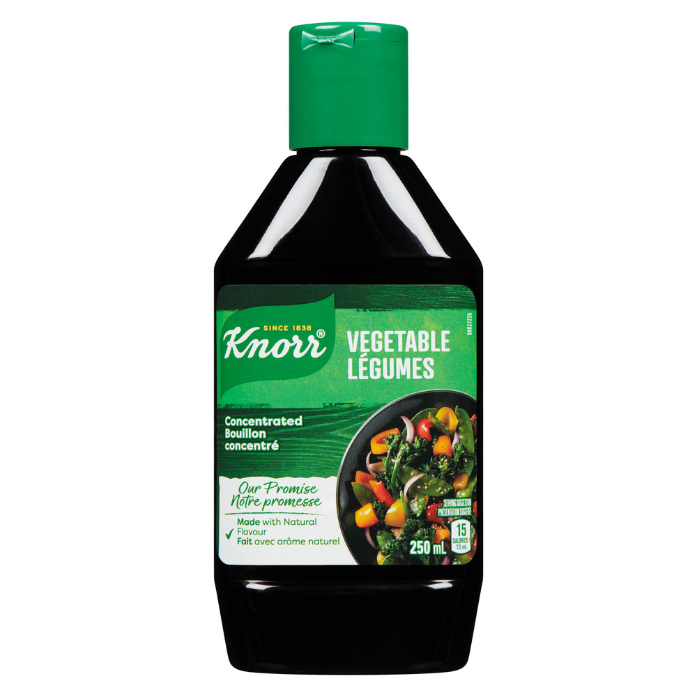 KNORR CONCENTRATED VEGETABLE BOUILLON, 12 X 250 ML