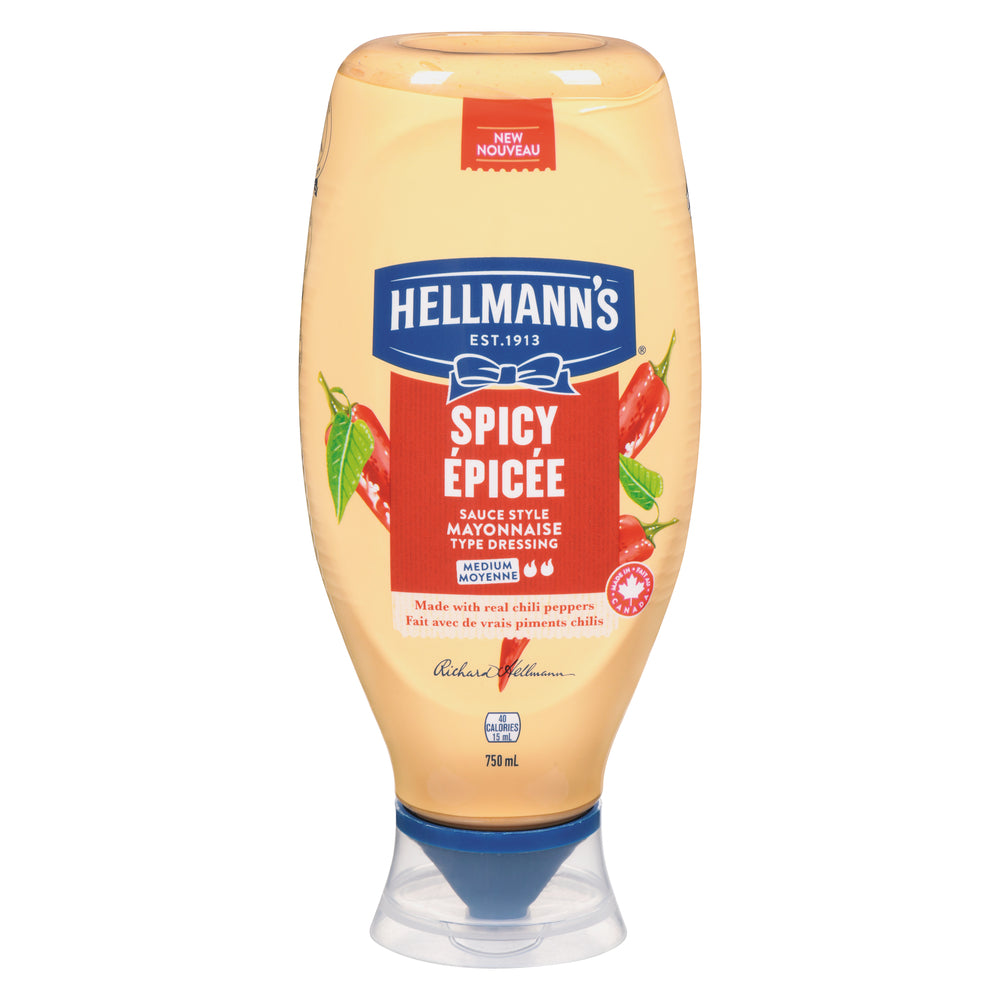 HELLMANN'S LIGHT CHILI MAYONNAISE, 12 X 750 ML
