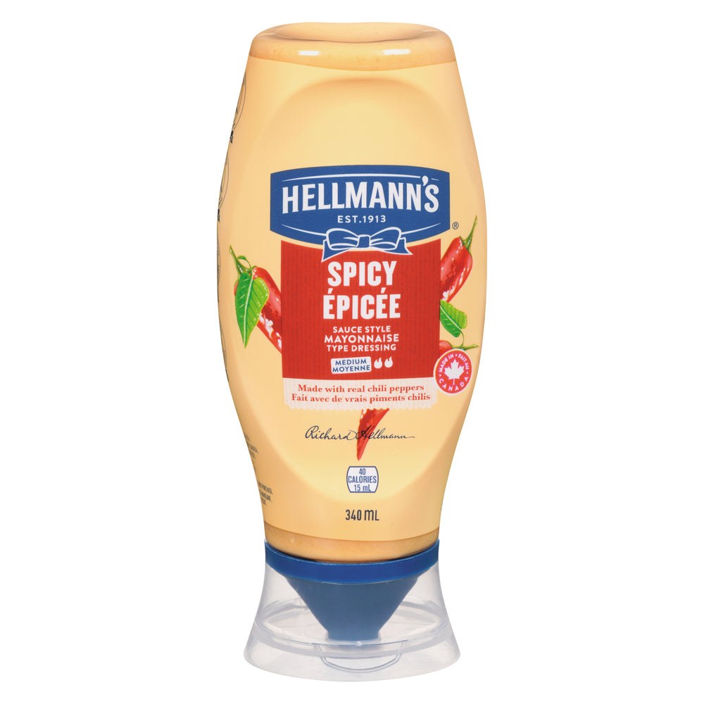 HELLMANN'S SPICY MAYONNAISE, 12 X 340 ML