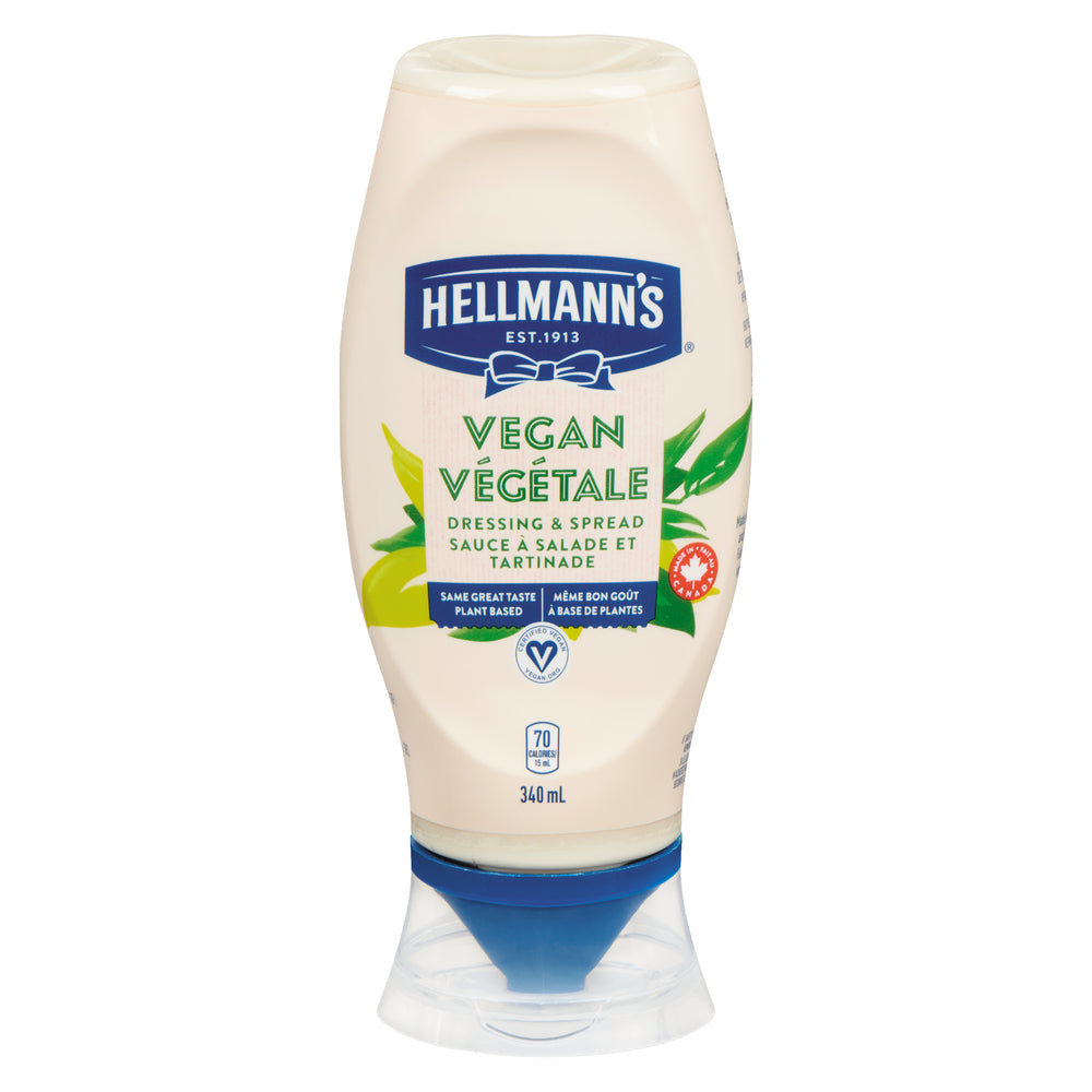 HELLMANN'S VEGAN MAYONNAISE, 12 X 340 ML