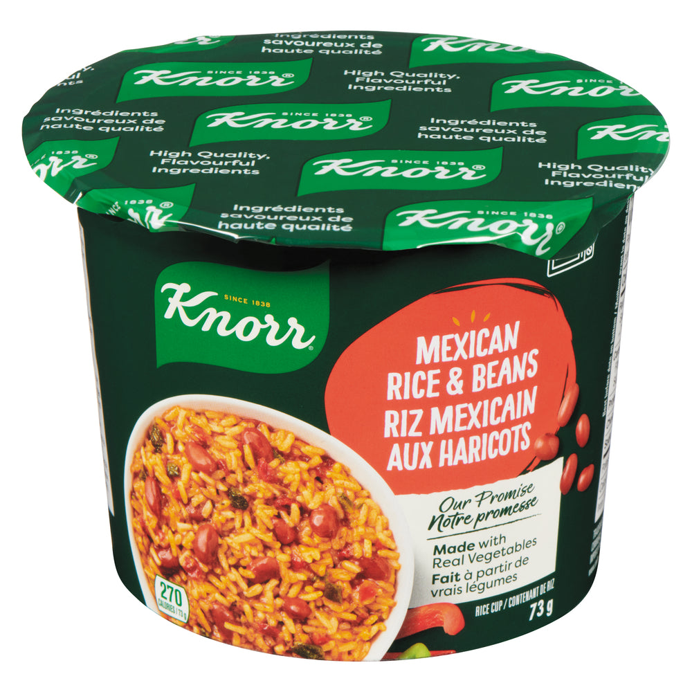 KNORR MEXICAN RICE AND BEANS, 8 X 73 G