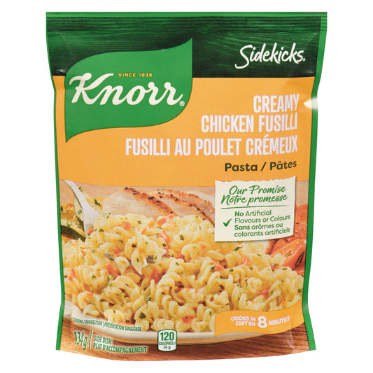 KNORR SIDEKICKS PASTA CHICKEN FUSILLI, 8 X 134 G