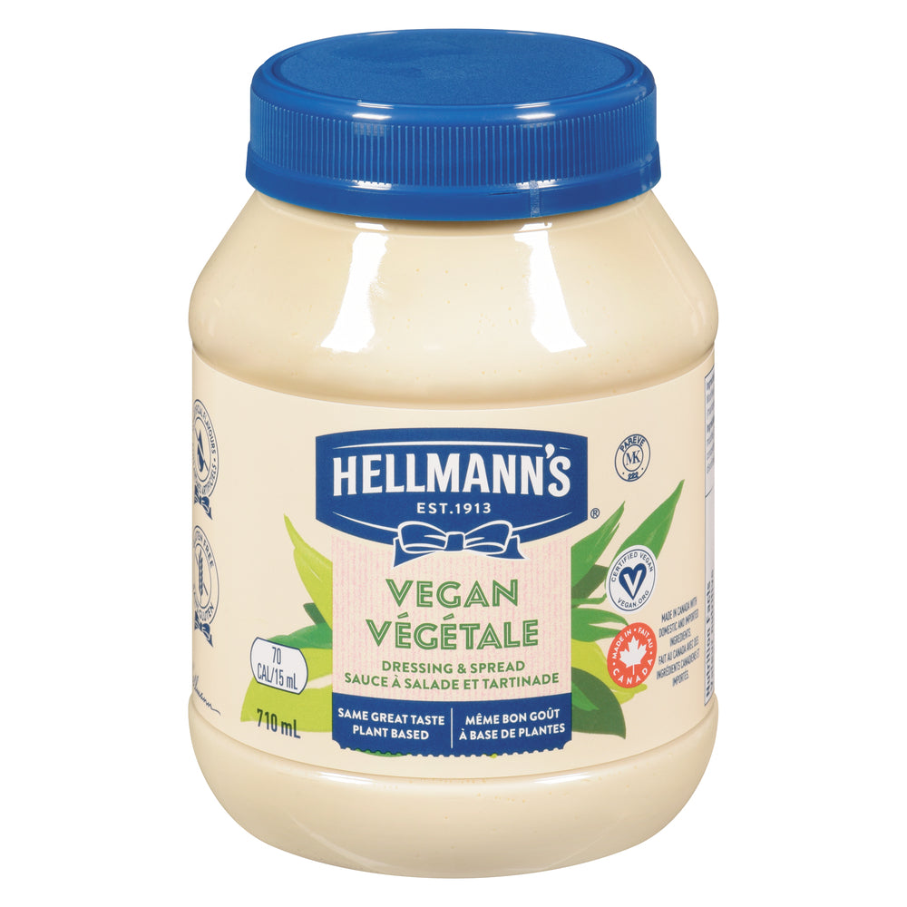 HELLMANN'S VEGAN MAYONNAISE, 8 X 710 ML