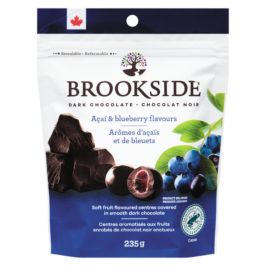 BROOKSIDE DARK CHOCOLATE BLUEBERRY ACAI, 12 X 235 G