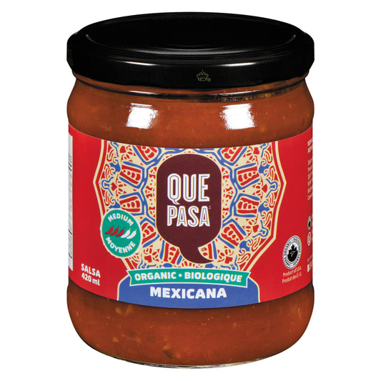 QUEPASA MEDIUM MEXICAN SALSA, 12 X 420 ML