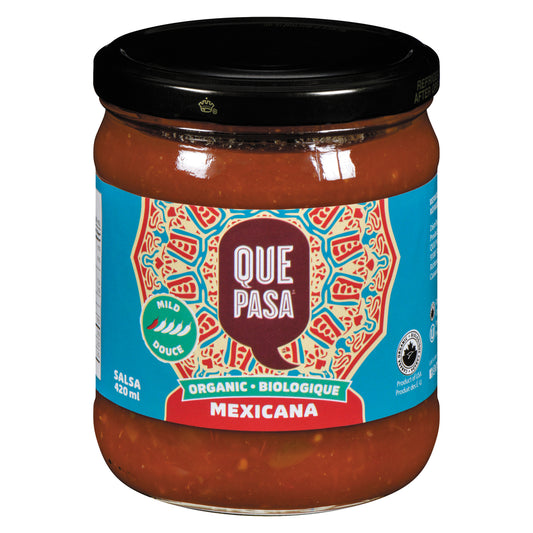 QUEPASA MILD MEXICAN SALSA, 12 X 420 ML
