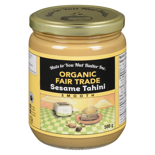 NUTS TO YOU ORGANIC TAHINI BUTTER, 12 X 500 G