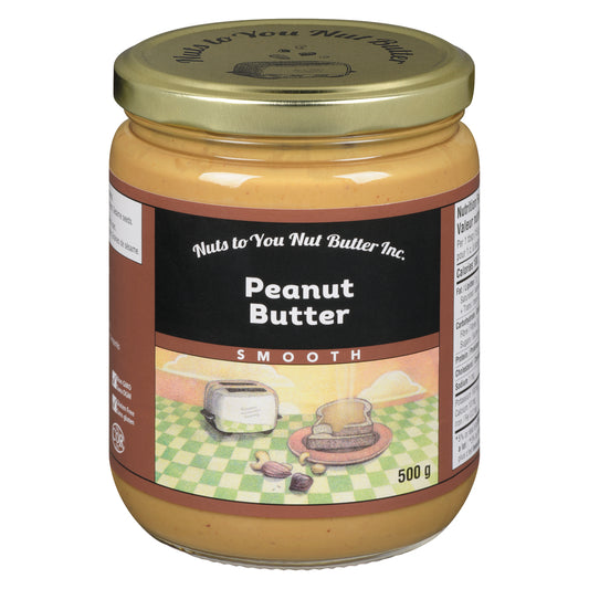 NUTS TO YOU CREAMY PEANUT BUTTER, 12 X 500 G