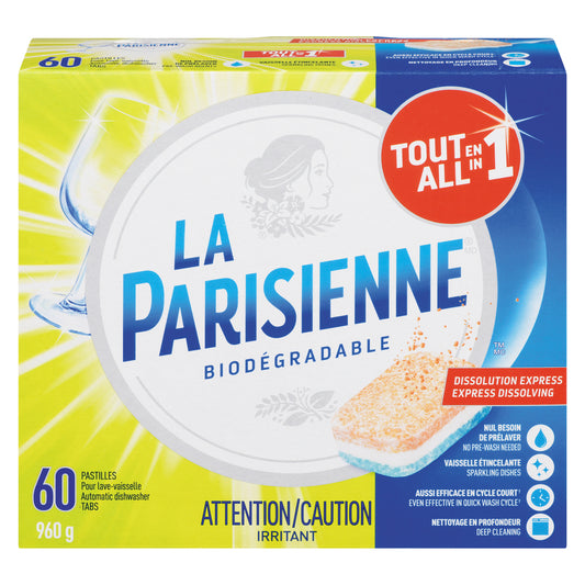 LAPARISN DISHWASHER TABLETS, 6 X 60 UN
