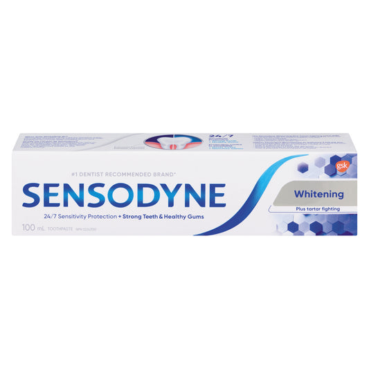 SENSODYNE TOOTHPASTE WHITENING ANTI-TARTAR, 12 X 100 ML