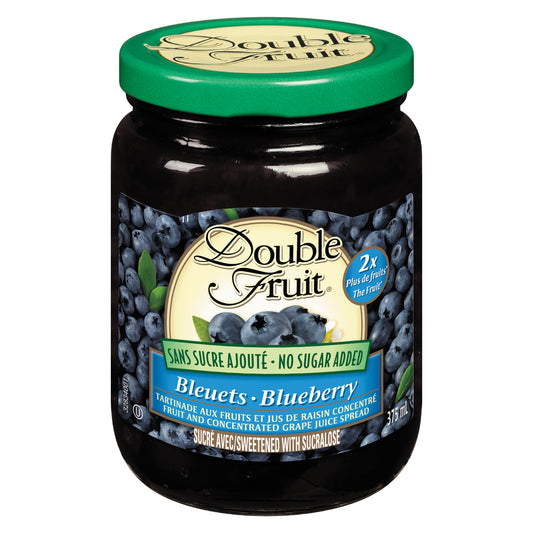 DOUBLEFRUIT BLUEBERRY UNSUGARED SPREAD, 12 X 375 ML