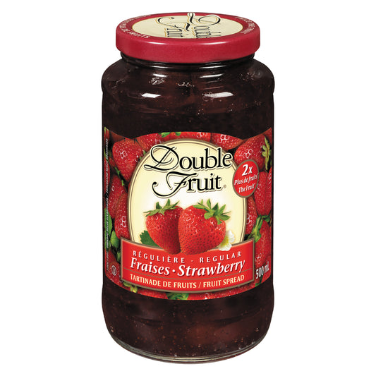 DOUBLEFRUIT STRAWBERRY SPREAD, 12 X 500 ML