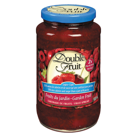 DOUBLEFRUIT ULTRA LIGHT GARDEN FRUIT SPREAD, 12 X 500 ML