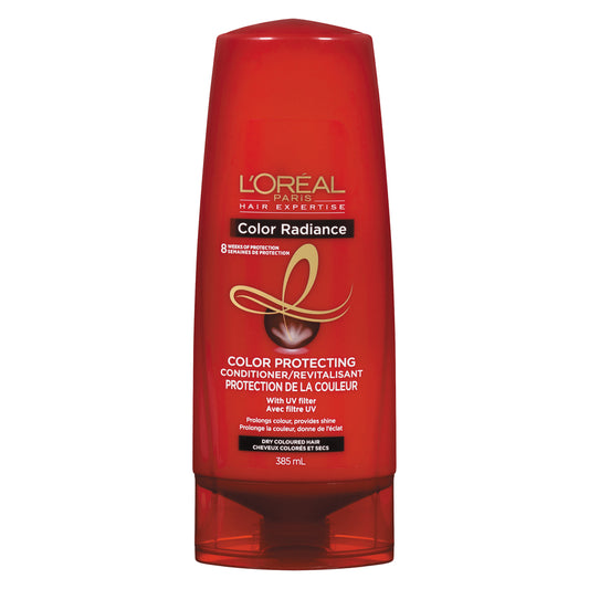 LOREAL HAIR EXPERTISE REVITALIZING COLOR RADIANCE CONDITIONER, 6 X 385 ML