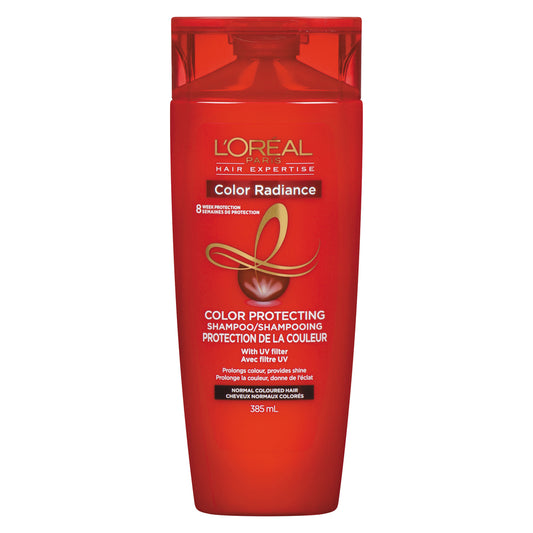 LOREAL HAIR EXPERTISE COLOR RADIANCE SHAMPOO, 6 X 385 ML