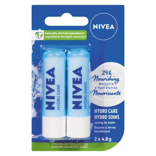 NIVEA LIP BALM HYDRO CARE, 12 X 9.600 G