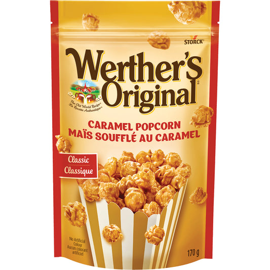 WERTHER'S CARAMEL POPCORN, 12 X 170 G