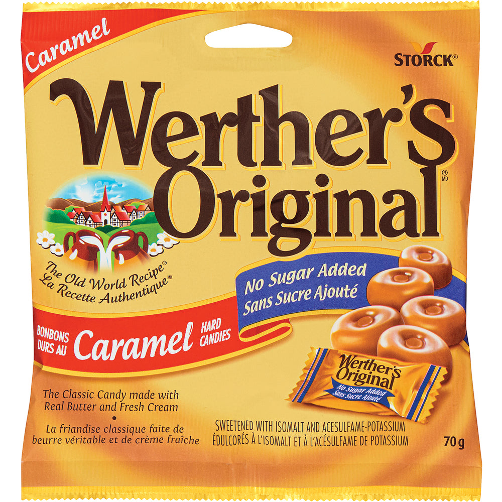 WERTHER'S ORIGINAL SUGAR-FREE, 12 X 70 G