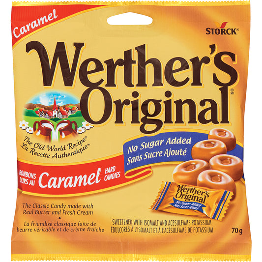 WERTHER'S ORIGINAL SUGAR-FREE, 12 X 70 G