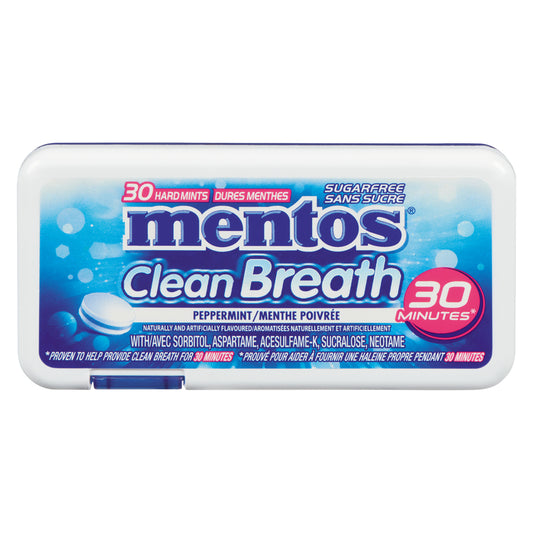 MENTOS BREATH CLEAN MINT, 12 X 21 G